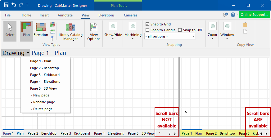 Status Bar and View Types